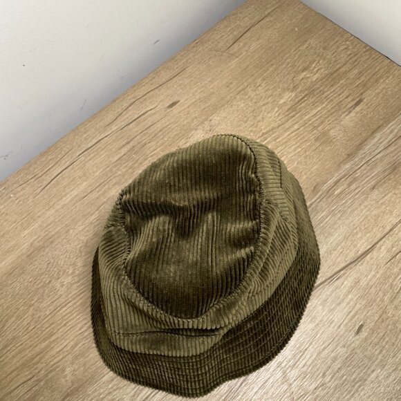 Small Ralph Lauren Brown/Green Corduroy Bucket Hat - Picture 5 of 6